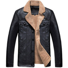 Load image into Gallery viewer, Leather jacket Pop fashion Single Breasted Faux
