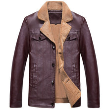 Load image into Gallery viewer, Leather jacket Pop fashion Single Breasted Faux