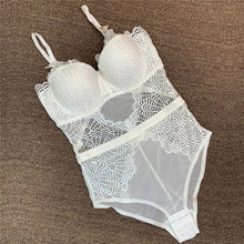 Load image into Gallery viewer, French Brand Super Push Up Bra Set Sexy Lace Bodycon Women Underwear
