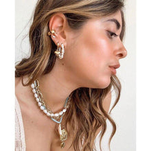 Load image into Gallery viewer, Fresh water pearl necklace 7 8MM non standard Baroque pearl clavicle - Sophornlilly