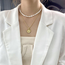 Load image into Gallery viewer, Fresh water pearl necklace 7 8MM non standard Baroque pearl clavicle - Sophornlilly