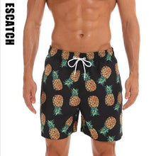Load image into Gallery viewer, Fruit Pineapple Blue Green Swimwear Men Swim Shorts Swimming Trunks
