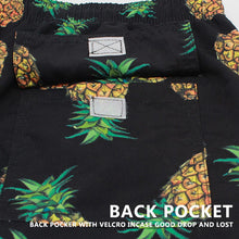 Load image into Gallery viewer, Fruit Pineapple Blue Green Swimwear Men Swim Shorts Swimming Trunks