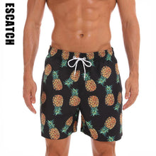 Load image into Gallery viewer, Fruit Pineapple Blue Green Swimwear Men Swim Shorts Swimming Trunks