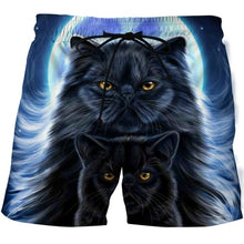 Load image into Gallery viewer, Funny Smelly Face Cat 3D Printed Mens Shorts Mesh Lining Comfortable