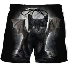 Load image into Gallery viewer, Funny Smelly Face Cat 3D Printed Mens Shorts Mesh Lining Comfortable