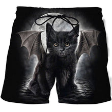 Load image into Gallery viewer, Funny Smelly Face Cat 3D Printed Mens Shorts Mesh Lining Comfortable