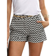 Load image into Gallery viewer, New Fashion Plaid Shorts Woman Shorts Summer Black and White Mid