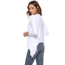 Load image into Gallery viewer, Women's Front Open Cardigan New Long Sleeve Irregular Hem - Sophornlilly