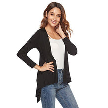 Load image into Gallery viewer, Women's Front Open Cardigan New Long Sleeve Irregular Hem - Sophornlilly