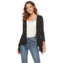 Load image into Gallery viewer, Women's Front Open Cardigan New Long Sleeve Irregular Hem - Sophornlilly