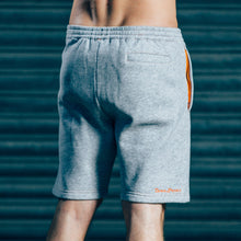 Load image into Gallery viewer, CozyFit Shorts - Grey &amp; Orange
