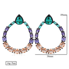 Load image into Gallery viewer, Luxury Waterdrop Dangle Earrings For Women Wedding Cubic - Sophornlilly