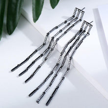 Load image into Gallery viewer, GODKI 85mm Long Tassels Luxury 3 Rows Full Mirco Cubic Zirconia CZ - Sophornlilly