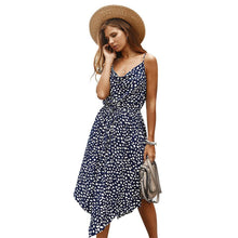 Load image into Gallery viewer, GREYGEM Women's Midi Dress with Spaghetti Strap Sleeveless V Neck - Sophornlilly