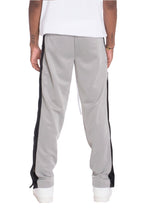 Load image into Gallery viewer, SNAP BUTTON TRACK PANTS- GREY