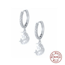 Load image into Gallery viewer, GS 1 Pair Sterling 925 Silver Huggie Earring AAAAA Boucle Oreille