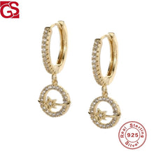 Load image into Gallery viewer, GS 1 Pair Sterling 925 Silver Huggie Earring AAAAA Boucle Oreille
