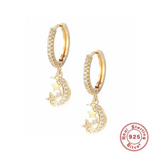 Load image into Gallery viewer, GS 1 Pair Sterling 925 Silver Huggie Earring AAAAA Boucle Oreille