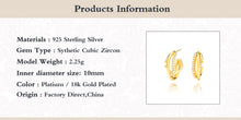 Load image into Gallery viewer, GS Punk Style AAAAA Boucle Oreille Femme Triple Half Circle Stud