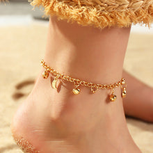 Load image into Gallery viewer, Galaxy Anklet For Women Summer Beach Barefoot Gold Color Half Moon
