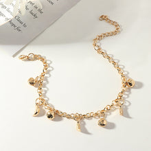 Load image into Gallery viewer, Galaxy Anklet For Women Summer Beach Barefoot Gold Color Half Moon