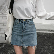 Load image into Gallery viewer, Gentillove Casual High Waist Pencil Denim Skirts Women Summer