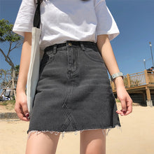 Load image into Gallery viewer, Gentillove Casual High Waist Pencil Denim Skirts Women Summer