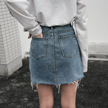 Load image into Gallery viewer, Gentillove Casual High Waist Pencil Denim Skirts Women Summer