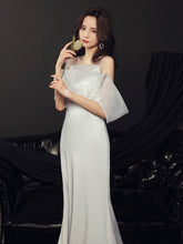 Load image into Gallery viewer, Gentle Boat Neck Evening Dresses Girls Quinceanera Gowns Floor Length
