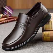 Load image into Gallery viewer, Genuine Leather Handmade Shoes Men Loafers Slip On Business Casual