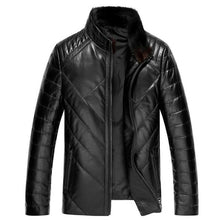 Load image into Gallery viewer, Genuine Leather Jacket Thick Warm Business Man
