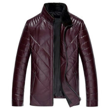Load image into Gallery viewer, Genuine Leather Jacket Thick Warm Business Man