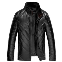 Load image into Gallery viewer, Genuine Leather Jacket Thick Warm Business Man