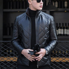 Load image into Gallery viewer, Genuine Leather Jacket Thick Warm Business Man