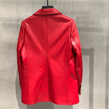 Load image into Gallery viewer, Genuine Leather Jacket Women