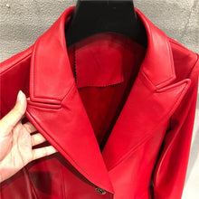 Load image into Gallery viewer, Genuine Leather Jacket Women