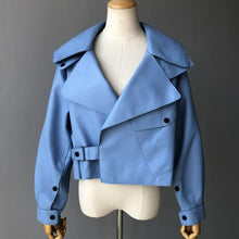 Load image into Gallery viewer, Genuine Leather Jacket women real sheepskin leather