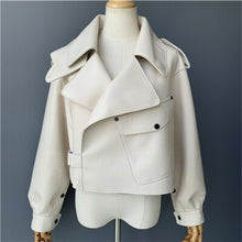 Load image into Gallery viewer, Genuine Leather Jacket women real sheepskin leather