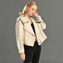 Load image into Gallery viewer, Genuine Leather Jacket women real sheepskin leather