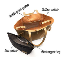 Load image into Gallery viewer, Genuine Leather Tote Bag For Women Large Capacity