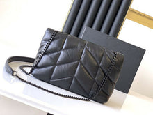 Load image into Gallery viewer, Genuine Leather Bag Thread Diamond Lattice