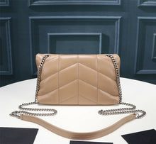 Load image into Gallery viewer, Genuine Leather Bag Thread Diamond Lattice