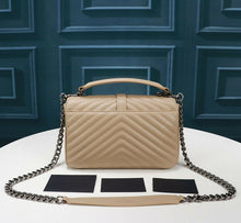 Load image into Gallery viewer, Genuine Leather Bag Thread Diamond Lattice