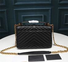 Load image into Gallery viewer, Genuine Leather Bag Thread Diamond Lattice