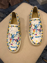 Load image into Gallery viewer, Genuine leather Loafers men shoes Spiked
