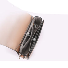 Load image into Gallery viewer, Genuine leather ladies shoulder bag new texture buckle saddle bag