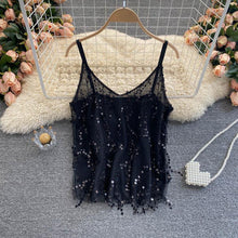 Load image into Gallery viewer, Girl Outdoor Wear Embroidery Sequins Tassel Vest Women&#39;s Summer Wear - Sophornlilly