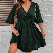 Load image into Gallery viewer, Glitter Sequin Midi Dress