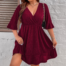 Load image into Gallery viewer, Glitter Sequin Midi Dress